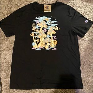M champion mushroom shirt